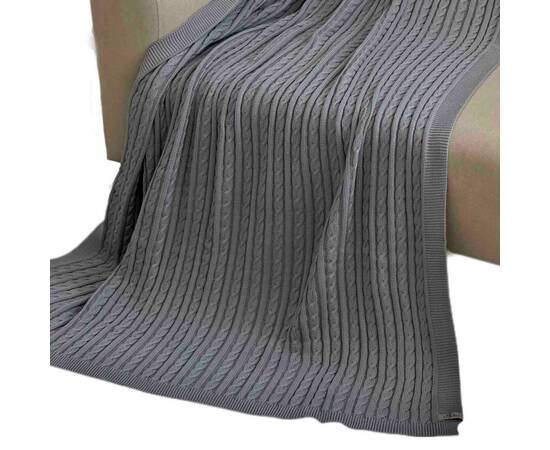 Плед 140х180 Exclusive Nature светло-серый Прованс (026679), Цвет: серый, Размер: 140x180, изображение 2