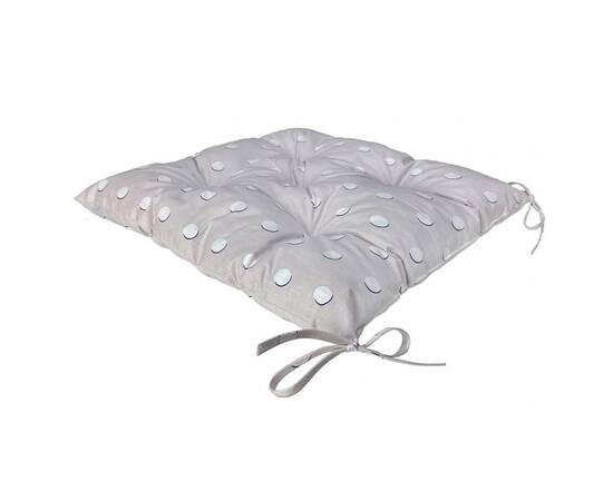 Подушка на стілець 40х40 Super Сіра Прованс (025192), Колір: сірий, Розмір: 40x40, зображення 3
