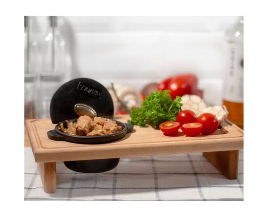 Каструля чавунна з підставкою 0,3л Brizoll (H03-D), зображення 2