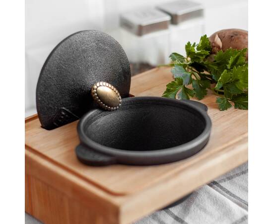 Каструля чавунна з підставкою 0,3л Brizoll (H03-D), зображення 3