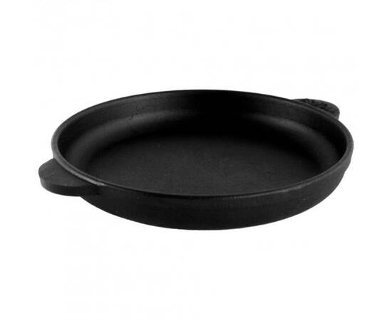 Сковорода чавунна порційна 180х25 мм Brizoll (H1825), Колір: чорний, Тип: сковорода порційна, Форма: кругла, Діаметр (см): 18, зображення 2