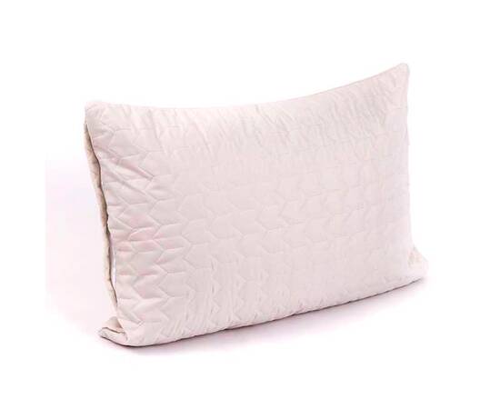 Чехол на подушку 50х70 стеганый микрофайбер+велюр Руно (382.55_Ice), Цвет: кремовый, Тип: наволочки, Размер: 50x70, изображение 2