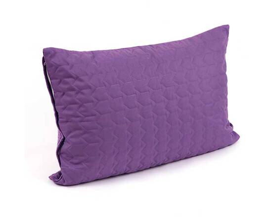 Чехол на подушку 50х70 стеганый микрофайбер+велюр Руно (382.55_Violet), Цвет: фиолетовый, Тип: наволочки, Размер: 50x70, изображение 2