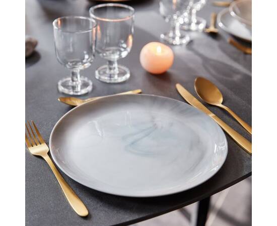 Тарелка LUMINARC DIWALI MARBLE GRANIT 190 мм десертная (P9834), изображение 2