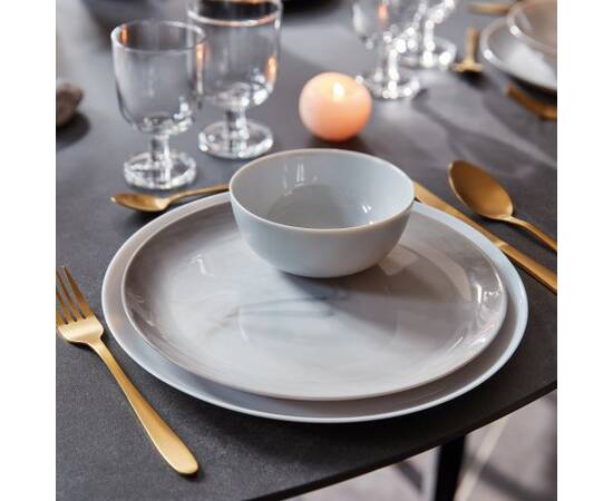 Тарелка LUMINARC DIWALI MARBLE GRANIT 190 мм десертная (P9834), изображение 3