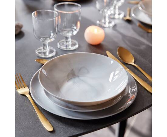 Тарелка LUMINARC DIWALI MARBLE GRANIT 190 мм десертная (P9834), изображение 4