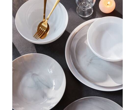 Тарелка LUMINARC DIWALI MARBLE GRANIT 190 мм десертная (P9834), изображение 5