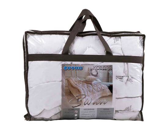 Ковдра 200х220 зі штучного лебяжого пуху Silver Swan_demi Руно (322.52_Silver Swan_demi), Сезонність: демісезонна, Розмір: 200x220, зображення 4