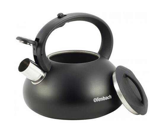 Чайник 2,5л со свистком и ручкой из нейлона Ofenbach (100302), изображение 2