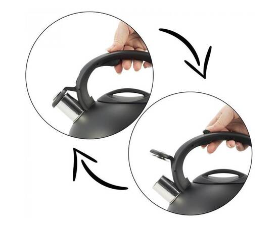 Чайник 2,5л со свистком и ручкой из нейлона Ofenbach (100302), изображение 4