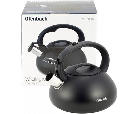 Чайник 2,5л со свистком и ручкой из нейлона Ofenbach (100302), изображение 5