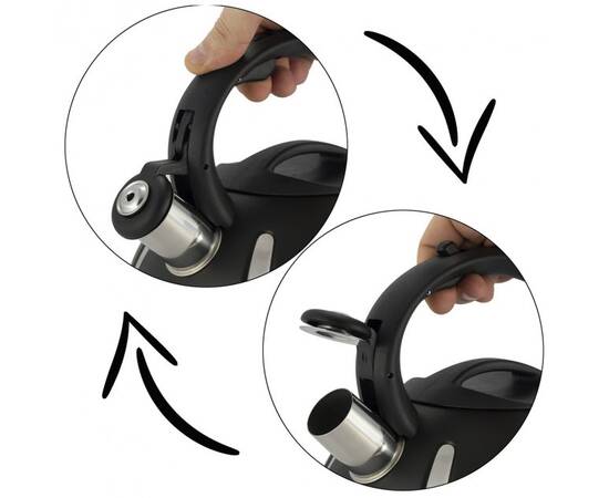 Чайник 2,5 л зі свистком Ofenbach (100303), зображення 2