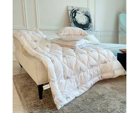 Подушка 70х70 с искуственным лебяжим пухом Swan Luxury Руно (313.52_Swan Luxury), Цвет: белый, Размер: 70x70, изображение 4