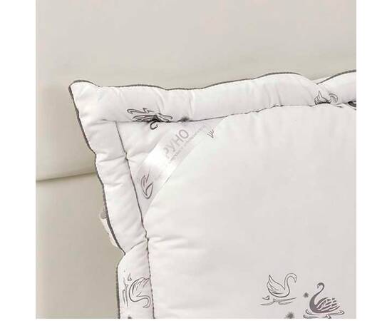 Подушка 50х70 с искуственным лебяжим пухом Silver Swan Руно (310.52_Silver Swan), Цвет: белый, Размер: 50x70, изображение 3