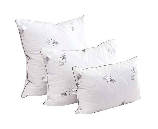 Подушка 50х70 с искуственным лебяжим пухом Swan Luxury Руно (310.52_Swan Luxury), Цвет: белый, Размер: 50x70, изображение 2