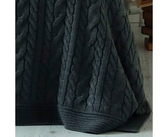 Покрывало La Modno 220х240 Genova Anthracite (200229), Цвет: антрацитовый, Размер: 220x240, изображение 2