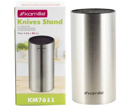 Підставка для ножів 11x11x22 см з наповнювачем Kamille (7611), зображення 3