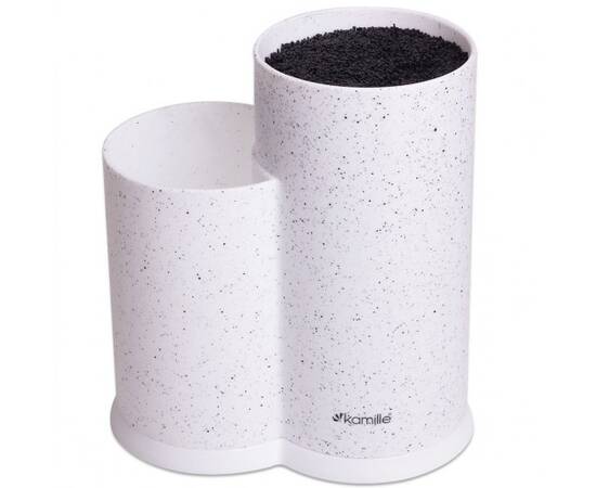 Підставка для ножів та кухонного приладдя подвійна 22 см Kamille (7607), зображення 3