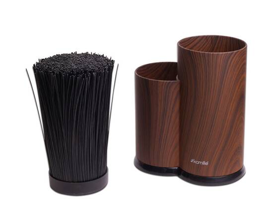 Підставка для ножів та кухонного приладдя подвійна 22 см Kamille (7609A), зображення 2