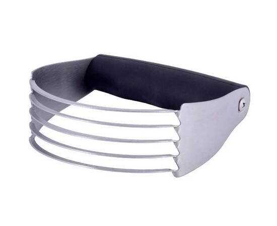 Різак для тіста з силіконовою ручкою 11,5x12x3,8 см Kamille (8831), зображення 2