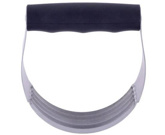 Різак для тіста з силіконовою ручкою 11,5x12x3,8 см Kamille (8831), зображення 3