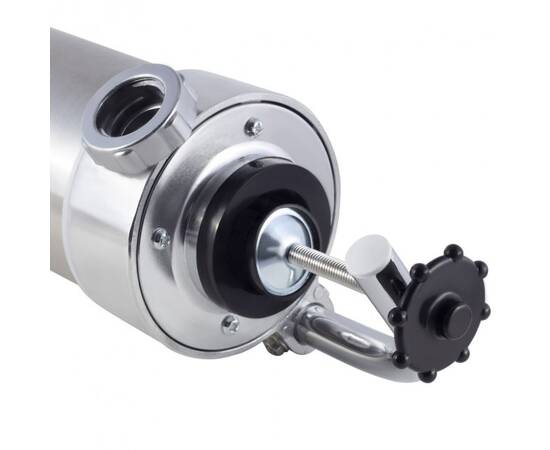 Шприц для начинення ковбас вертикальний 3 кг із силіконовими насадками Kamille (6509), зображення 4