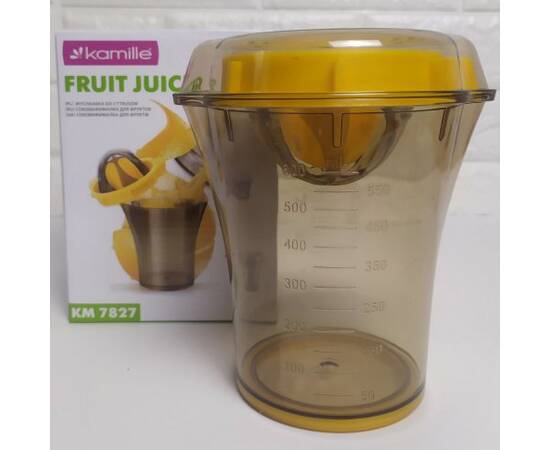 Соковитискач ручний із пластику Kamille (7827), зображення 4