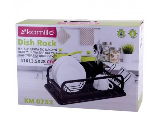 Сушарка для посуду 41x28x13,5 см Kamille (752), зображення 4