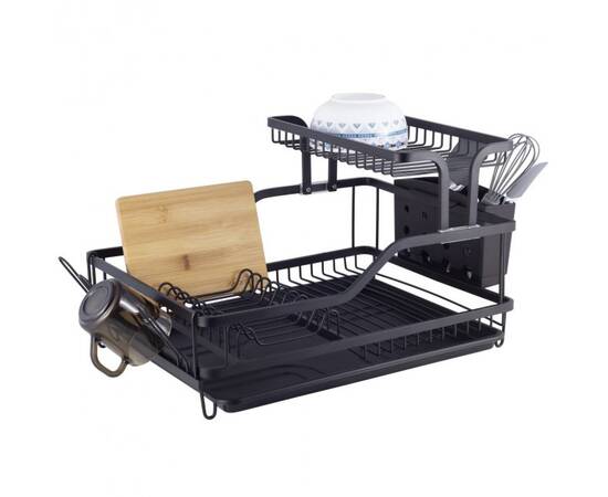 Сушарка для посуду 57,5x35x27,5 см Kamille (750), зображення 2
