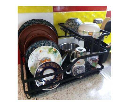 Сушарка для посуду 57,5x35x27,5 см Kamille (750), зображення 8