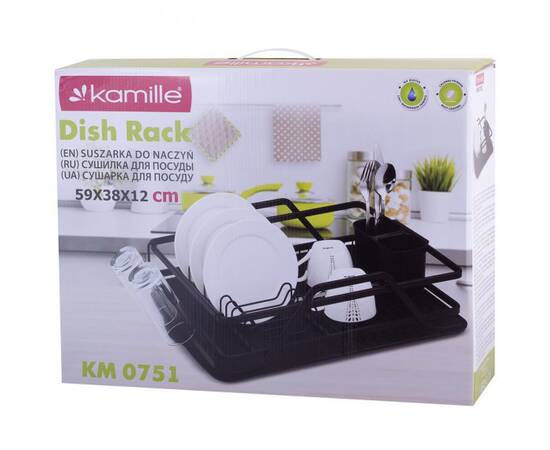 Сушарка для посуду 59x38x13 см Kamille (751), зображення 6