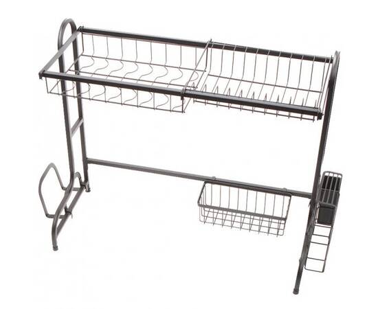 Сушарка для посуду 77x29,5x55,5 Kamille (754), зображення 4