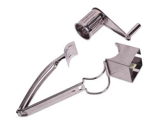 Терка механическая для сыра 19,5x10x8 см Kamille (5094), изображение 4