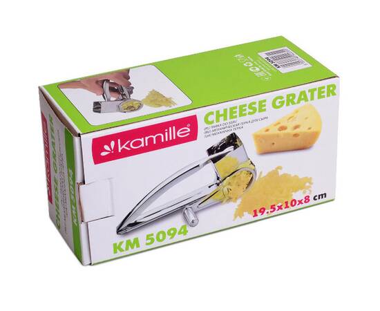 Терка механическая для сыра 19,5x10x8 см Kamille (5094), изображение 6