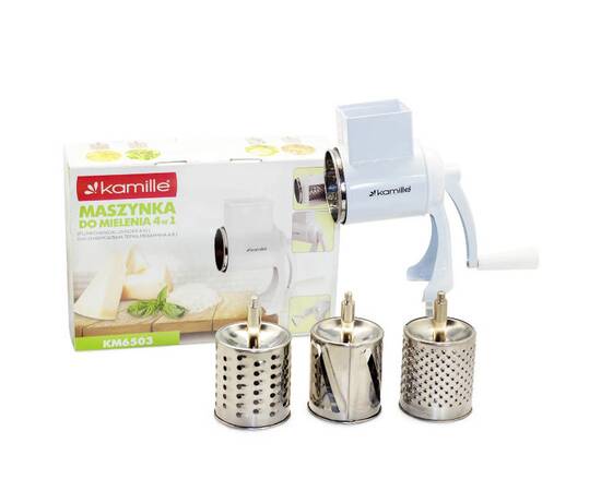 Терка універсальна механічна 4 в 1 Kamille (6503), зображення 5