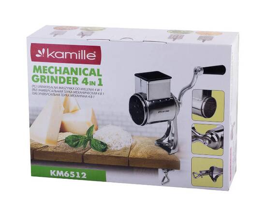 Терка універсальна механічна 4 в 1 Kamille (6512), зображення 5