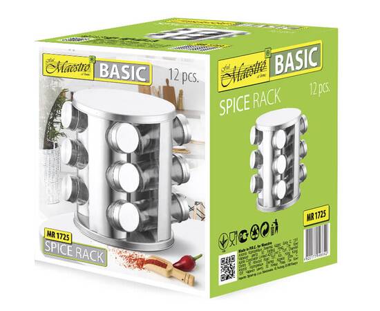 Набор емкостей для специй 12 шт Maestro Basic (MR-1725), изображение 3