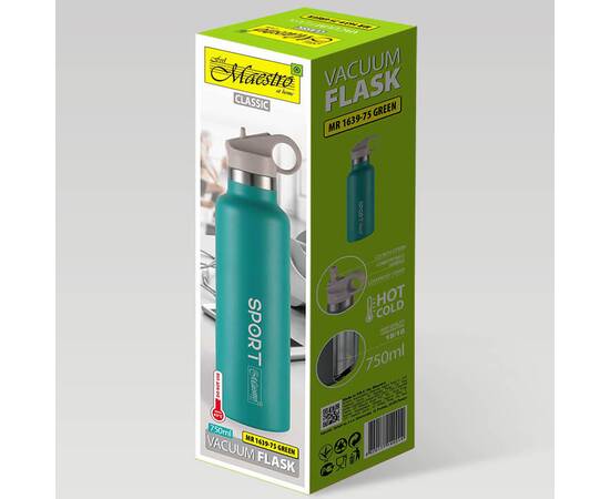 Термокружка SPORT 750 мл Maestro (MR-1639-75-GREEN), изображение 3