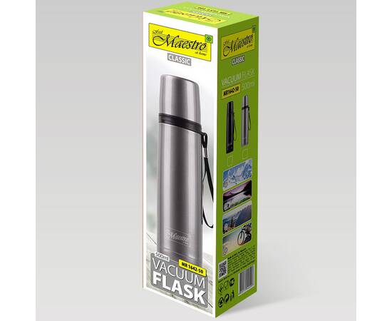 Термос 0,35 л Maestro металик (MR1642-35-GREY), изображение 3