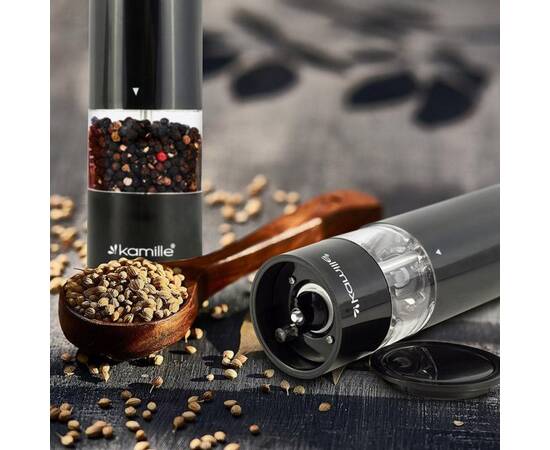 Млин для спецій електричний 22x5,3 см. Kamille (7013), зображення 6