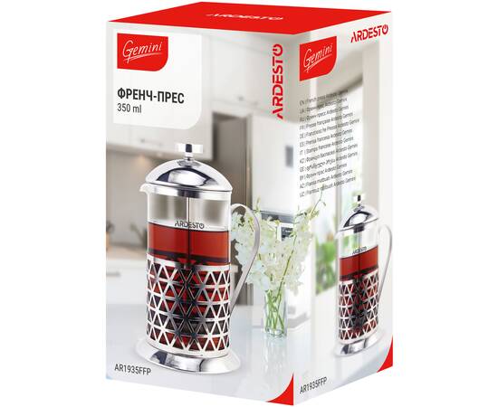 Френч-прес Ardesto Gemini Fasano 350 мл Ardesto (AR1935FFP), зображення 3