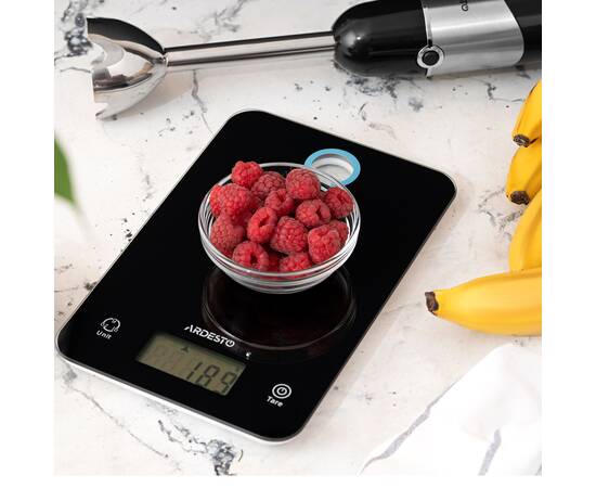 Весы кухонные черные Ardesto (SCK-839B), изображение 5