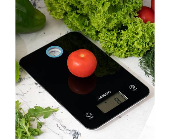 Весы кухонные черные Ardesto (SCK-839B), изображение 6