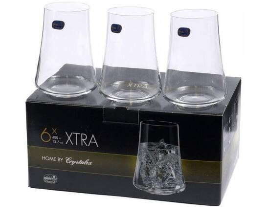 Стаканы Xtra 400мл для виски 6 шт. Bohemia (23023/400), изображение 2