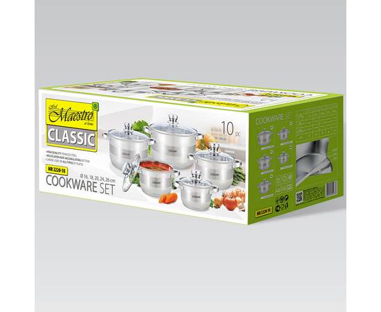Набор посуды Maestro 10 пр. сер. (MR2220-10), изображение 3