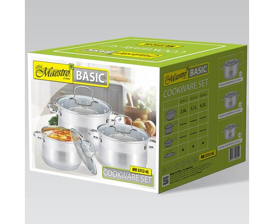 Набір посуду Maestro 6 пр. (MR3512-6M), зображення 3