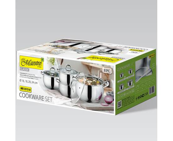Набор посуды Maestro 8 пр. (MR3515-8), изображение 4