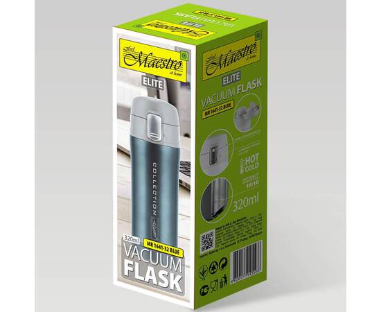 Термокружка 0,32 л Maestro бирюзовый (MR1641-32-BLUE), изображение 4