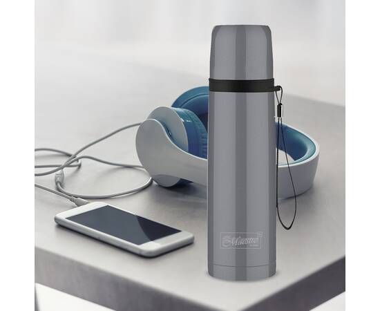 Термос 0,5 л Maestro металік (MR1642-50-GREY), зображення 2