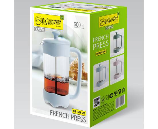Заварник Maestro зеленый кофе/чай (0,6л) (MR1669-600-з), изображение 3